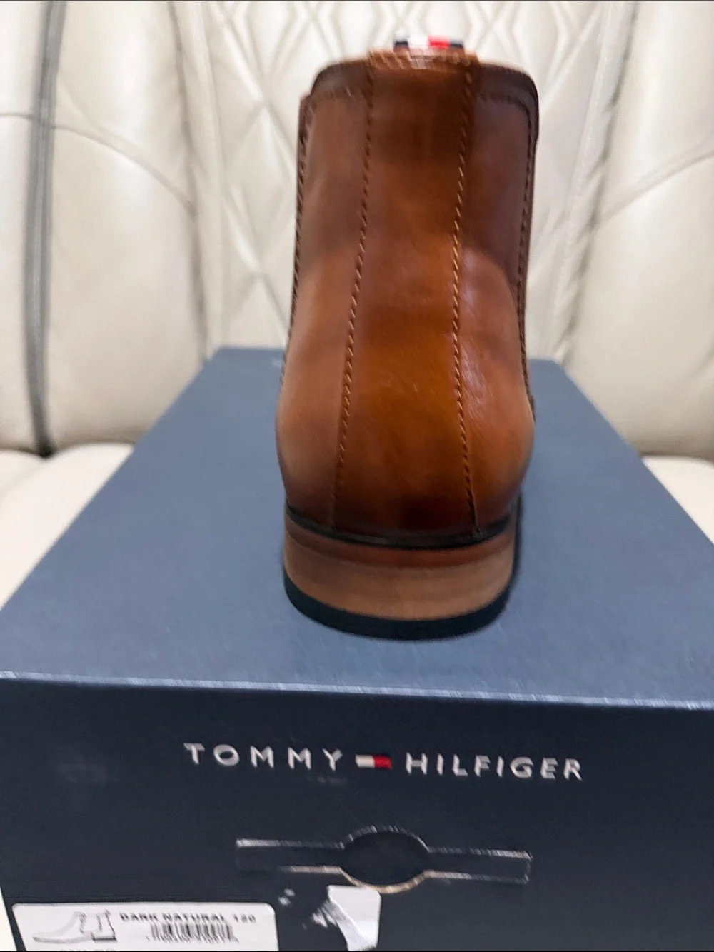 Tommy Hilfiger Brown Leather Chukka Boot